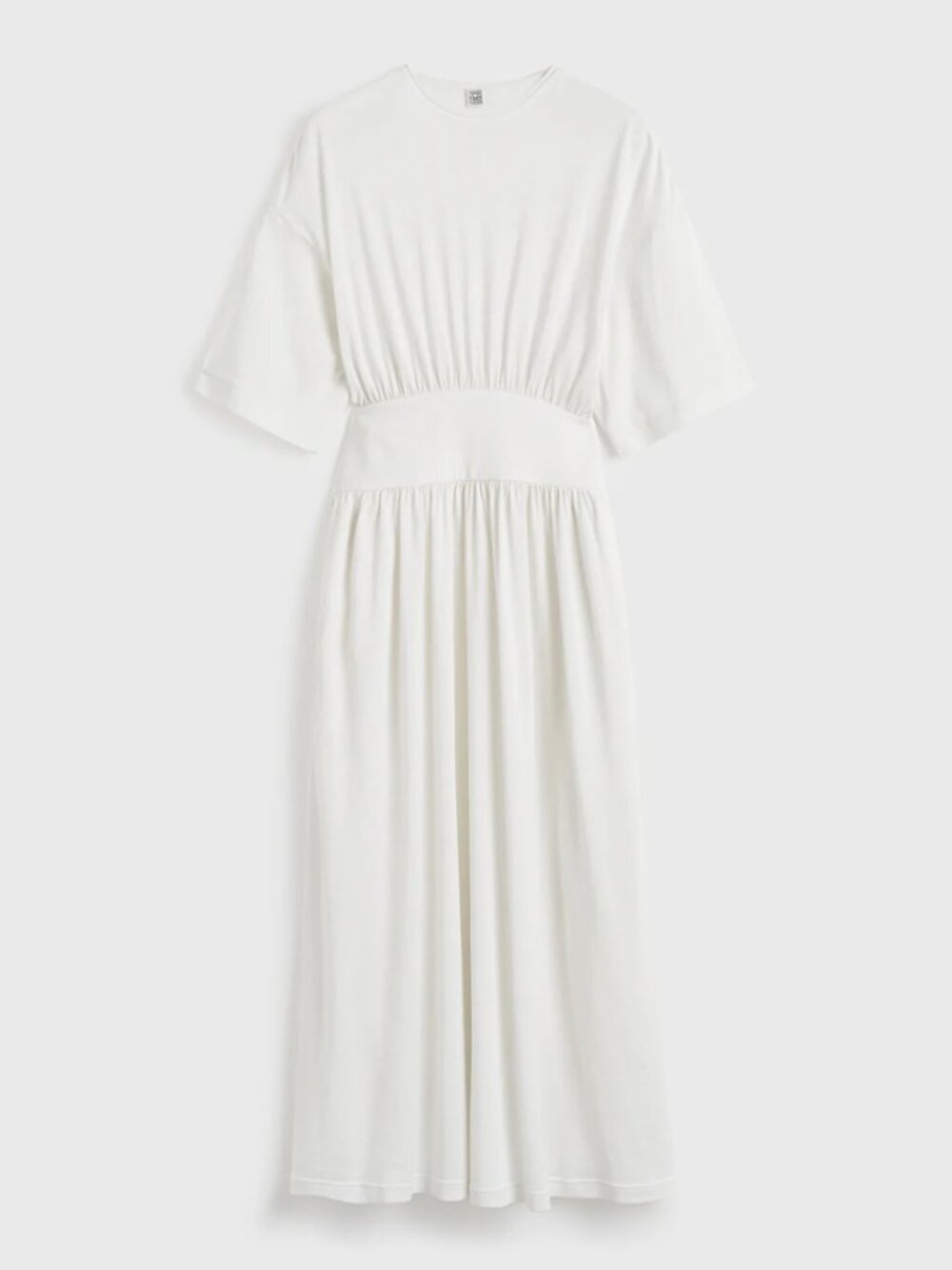 TOTEME WHITE COTTON MAXI DRESS SMALL ($690) NEVER WORN!! - Picture 4 of 10